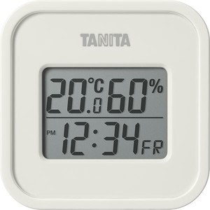 タニタ 温湿度計 アイボリー TT-588 IV