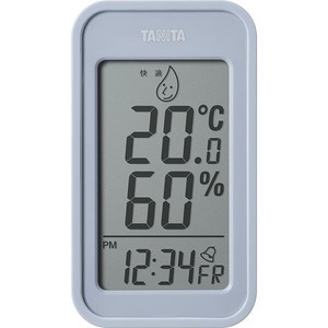 タニタ 温湿度計 ブルーグレー TT-589 BL