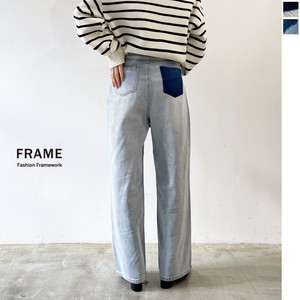 Denim Full-Length Pant Pocket Straight 【2024NEW】