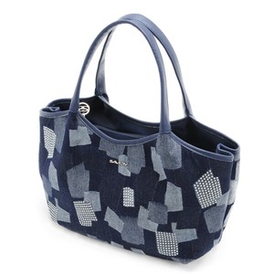 【SAVOY(サボイ)】パッチワークプリントのデニム素材のバッグ