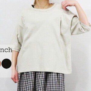 T-shirt Plainstitch Pullover Cotton Linen 【2024NEW】