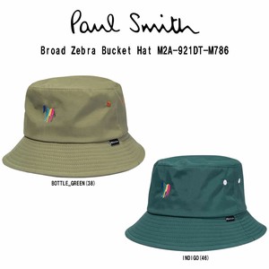 Paul Smith(ポールスミス)バケットハット 帽子 アクセサリー ゼブラ 刺繍 グリーン メンズ M2A-921DT-M786