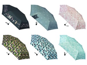【即納可】ねこまみれ　晴雨兼用折りたたみ傘