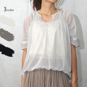 Pre-order Button Shirt/Blouse Pullover Sheer Made in Japan