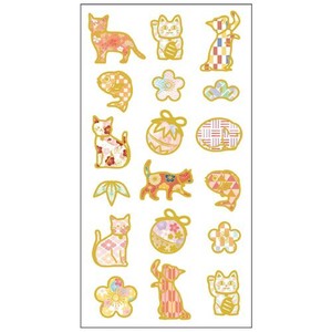 Stickers Sticker Clothes Pin Japanese Pattern