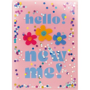 Greeting Life File File Clear Book A5-size