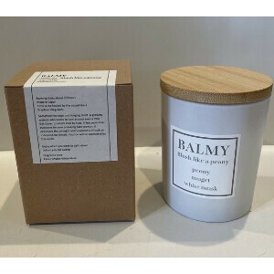 【ピオニー / ミュゲ / ホワイトムスク】BALMY キャンドル PEONY ピオニ  母の日　ギフト 雑貨