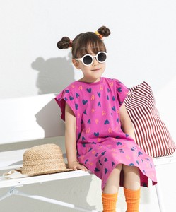 Kids' Casual Dress Patterned All Over Pudding One-piece Dress