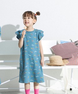 Kids' Casual Dress Patterned All Over One-piece Dress