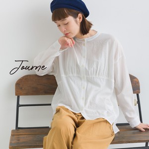 Button Shirt/Blouse Stripe Washer Spring/Summer