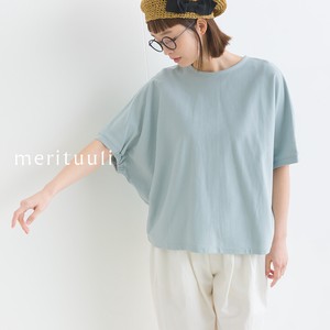 T-shirt Pullover Twill 2Way Spring/Summer Buttons