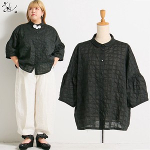 Button Shirt/Blouse Ripple 2024 Spring/Summer