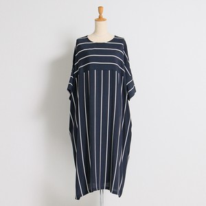 Pre-order Casual Dress Dolman Sleeve Stripe 2024 Spring/Summer