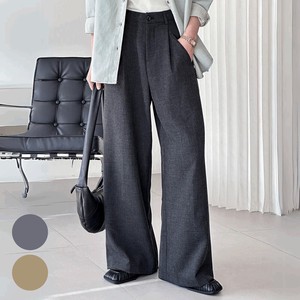 Full-Length Pant Tucked Wide Pants Spring/Summer Pocket