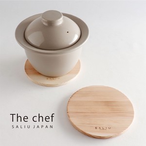【The chef】焼杉プレート丸　焼杉/鍋敷/天然木/間伐材/トリベット/日本製