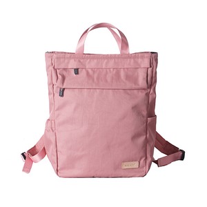Backpack Pink Lightweight Large Capacity Ladies'