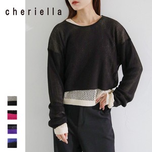 cheriella Sweater/Knitwear Mesh Knit Sheer Tops