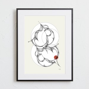 Poster Monotone Red