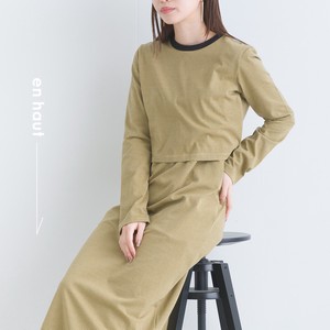Casual Dress Plainstitch One-piece Dress NEW 2024 Spring/Summer