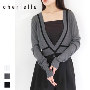 cheriella Sweater/Knitwear Color Palette Pullover V-Neck