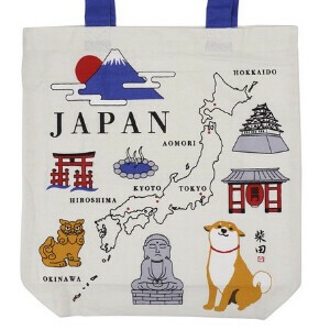 【しばたさん】ニホンチズシバタA4トート 軽くて大容量　（しばたさん）『犬』
