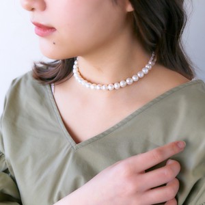 Pearls/Moon Stone Silver Chain Necklace Popular Seller
