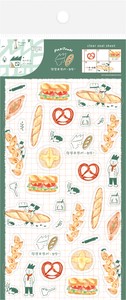 Furukawa Shiko Decoration Bakery PANTOWN Series Transparent Sticker Sheet