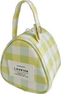 Lunch Bag Pouch Yellow Check