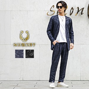 Suit Patterned All Over Setup Tapered Pants 2-pcs