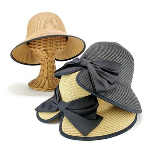 Capeline Hat Slit Back Ribbon Ladies 2024 Spring/Summer