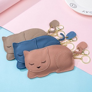 Key Ring Pouch Coin Purse Cat