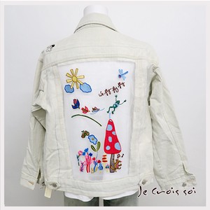 Blouson Jacket Tulle Embroidered