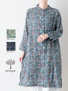 Casual Dress Garden Double Gauze Spring/Summer Printed One-piece Dress