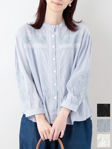 Button Shirt/Blouse Indian Cotton Spring/Summer 3 Colors