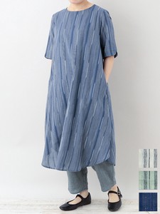 Casual Dress Stripe Spring/Summer A-Line One-piece Dress 3 Colors