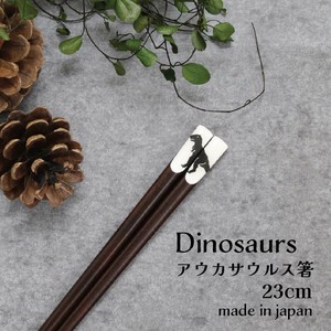 【Dinosaurs　アウカサウルス箸】恐竜　箸　23cm　日本製　（アニマル）