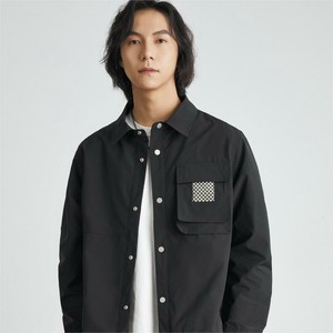 P16818 Tシャツ カットソー 2024春夏 長袖 無地 メンズ  カジュアル  韓国風 ファッション ポケット