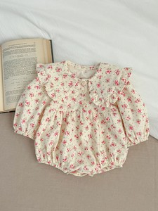Kids' Casual Dress Floral Pattern Summer Rompers Spring Kids Thin