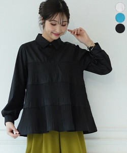 Button Shirt/Blouse Switching Tiered 【2024NEW】