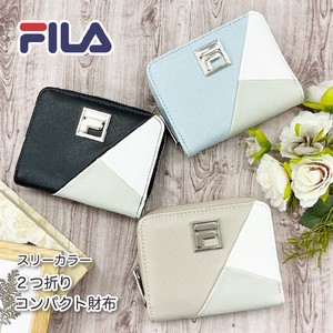 【新商品】 FILA スリーカラー コンパクト財布