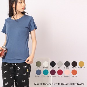 コットン 100% オーガニック Tシャツ カットソー レディース インナー UV加工 デオドラントテープ