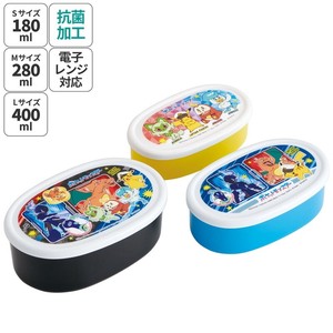 Bento Box Skater Pokemon 3-pcs set Made in Japan