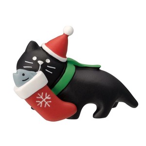 【クリスマス】靴下運び黒猫