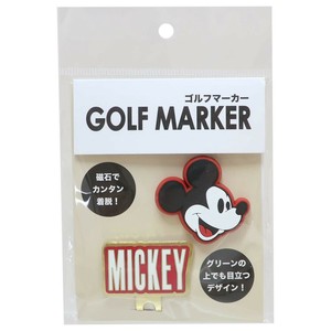 【アウトドアグッズ】ミッキーマウス ゴルフマーカー クールフェイス