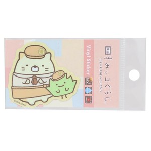 映画 すみっコぐらし ツギハギ工場のふしぎなコ ダイカットミニステッカー ねこ 制服
