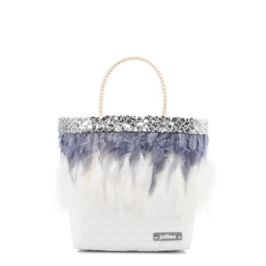 Handbag Pearl Kimono Feather