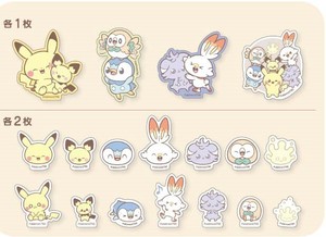 贴纸 Pokémon精灵宝可梦/宠物小精灵/神奇宝贝 Marimocraft