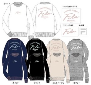 Sweatshirt FILA Mock Neck Ladies 【2024NEW】