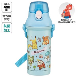 Water Bottle Skater Antibacterial Pokemon Dishwasher Safe Made in Japan