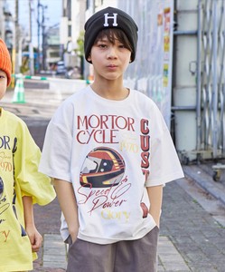 Kids' Short Sleeve T-shirt Pudding T-Shirt Large Silhouette Bird M